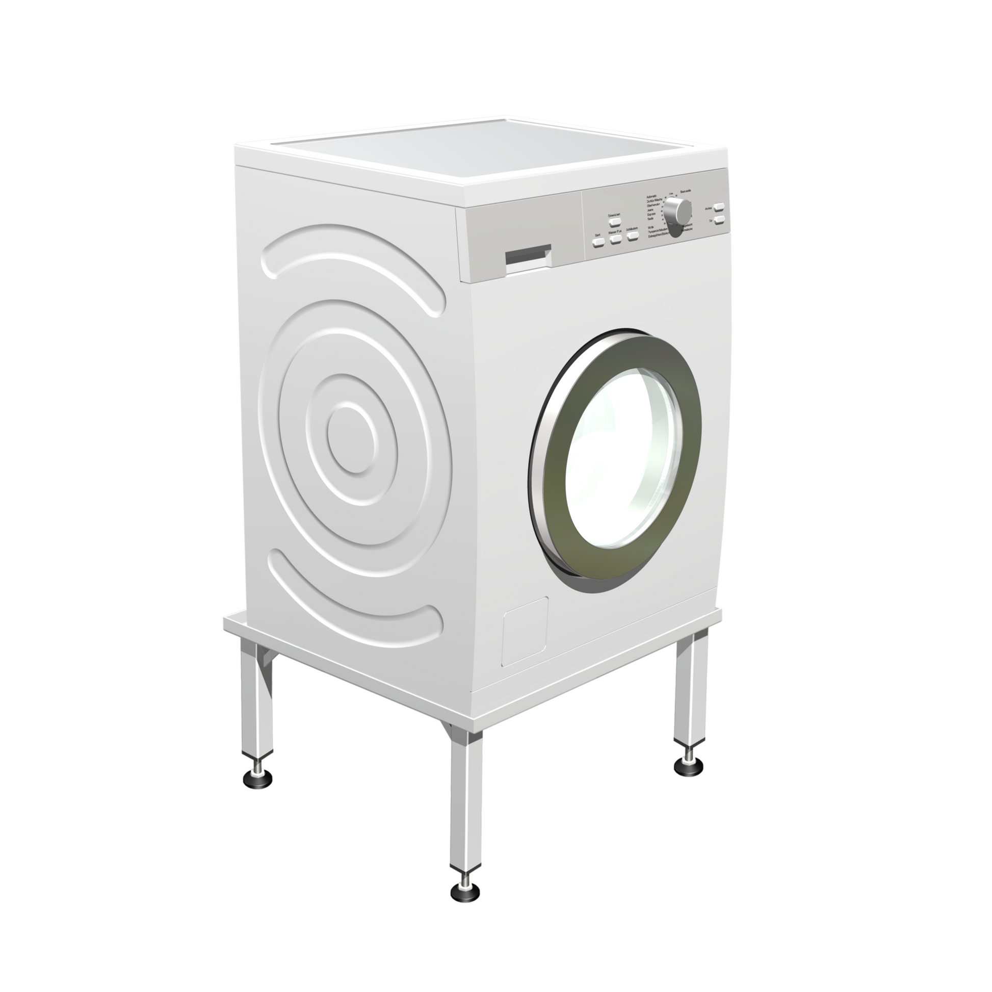 Untergestell 20 cm mit Waschmaschine